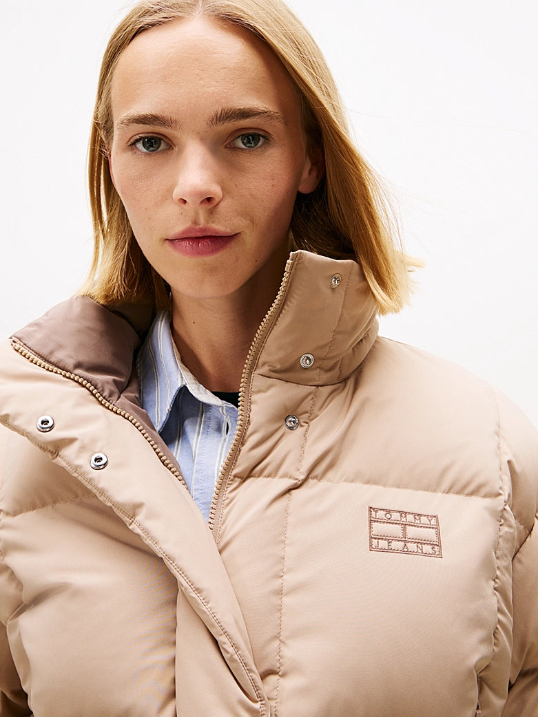 Giubbotto Crop Beige TommyJeans