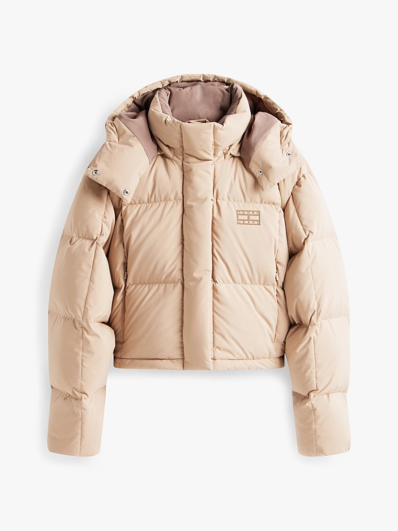 Giubbotto Crop Beige TommyJeans