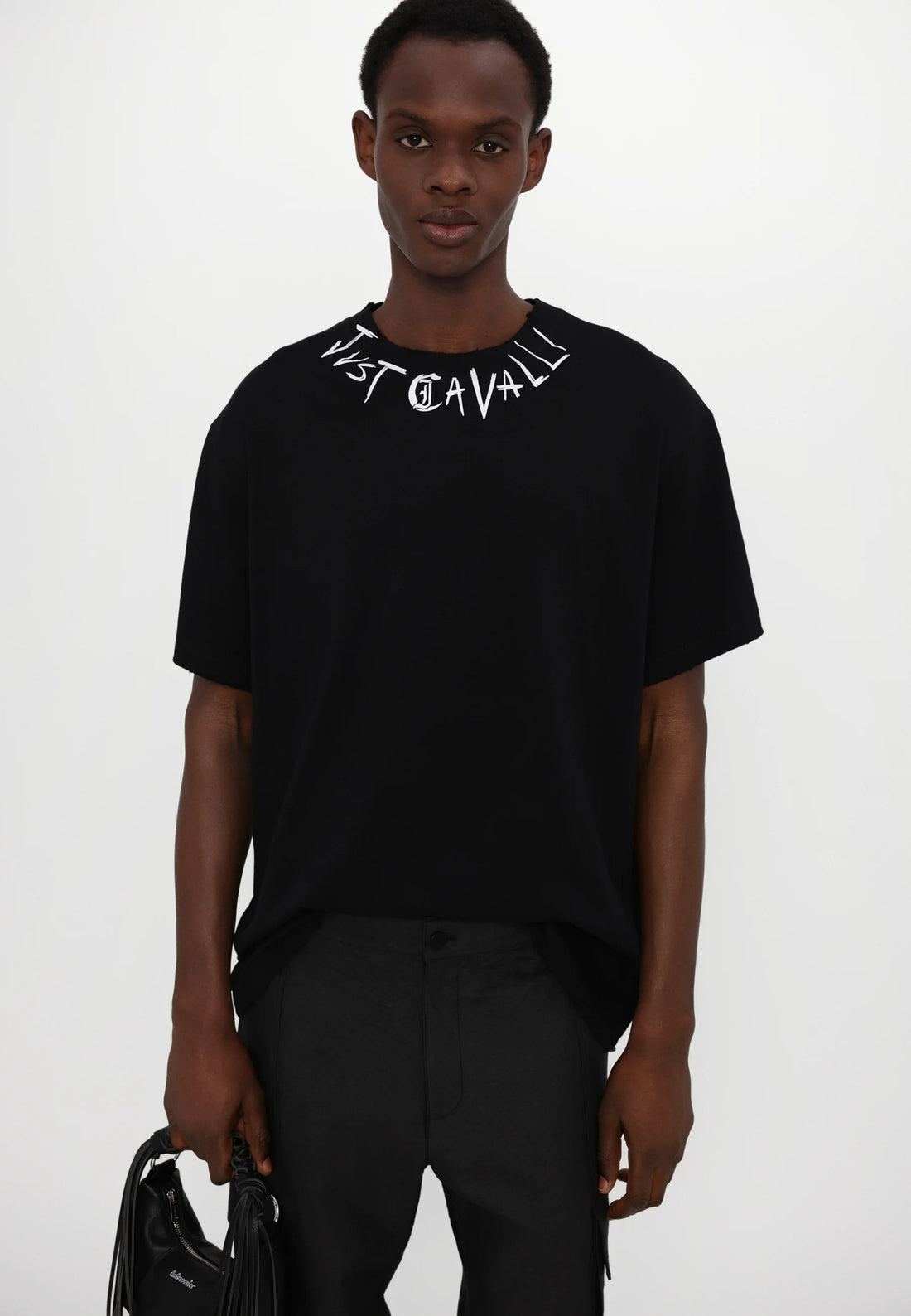 T-Shirt Just Cavalli logo collo