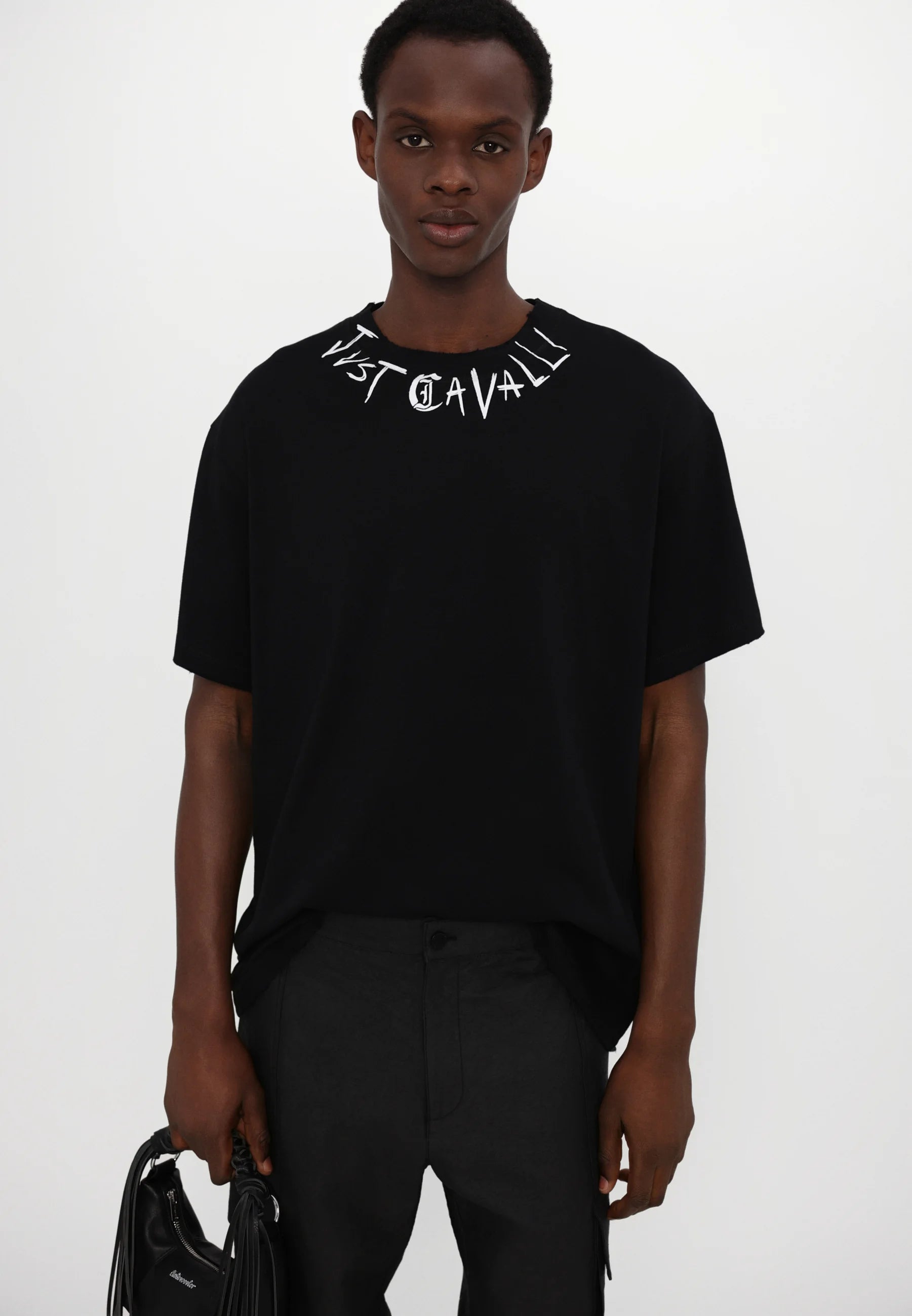 T-Shirt Just Cavalli logo collo