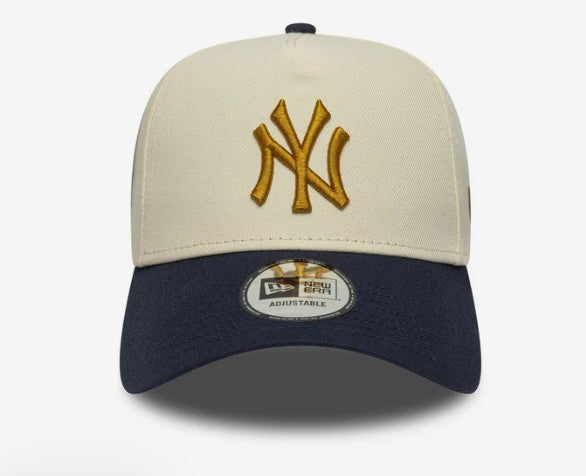 CAPPELLO NEW ERA BEIGE E BLU