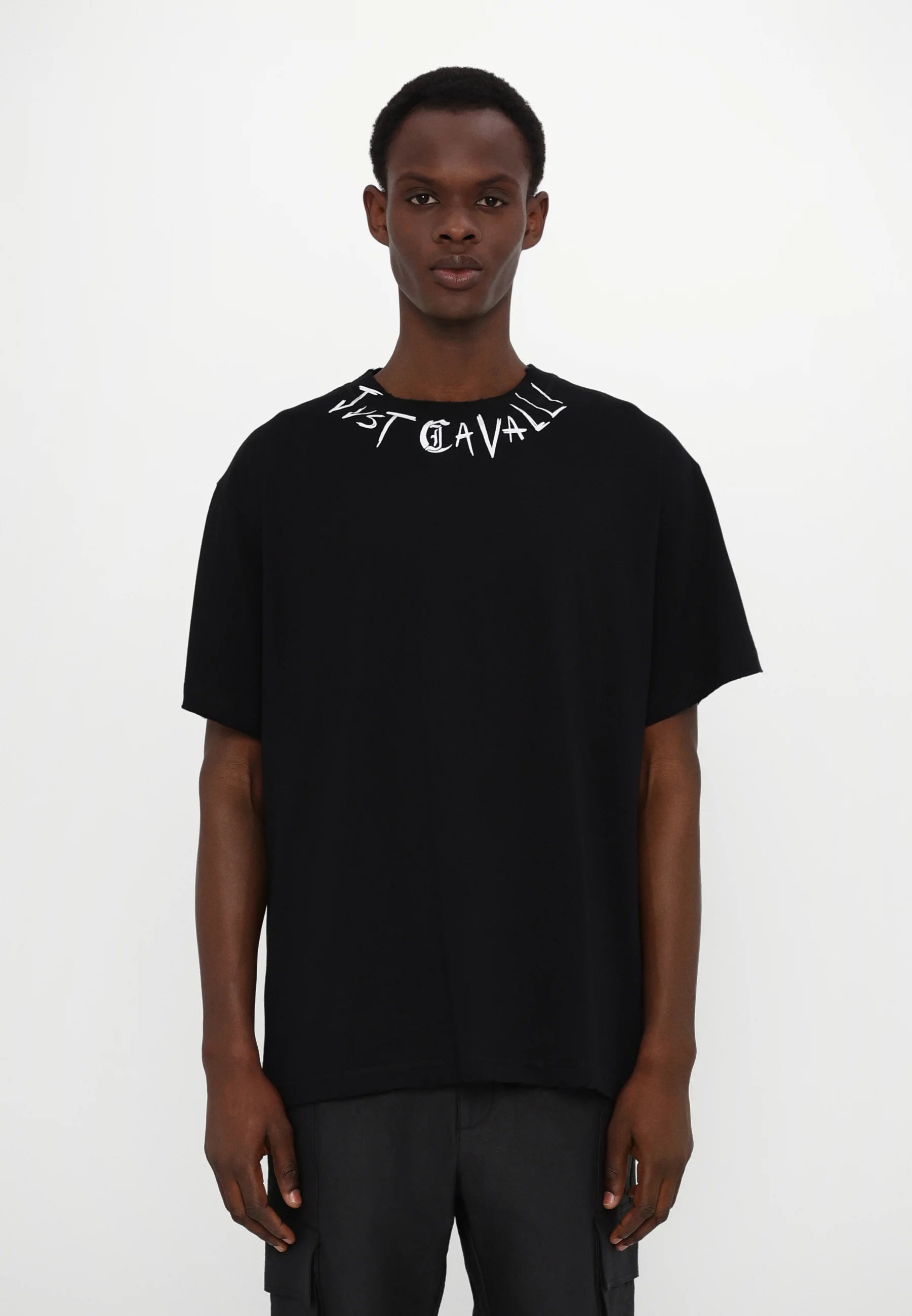 T-Shirt Just Cavalli logo collo