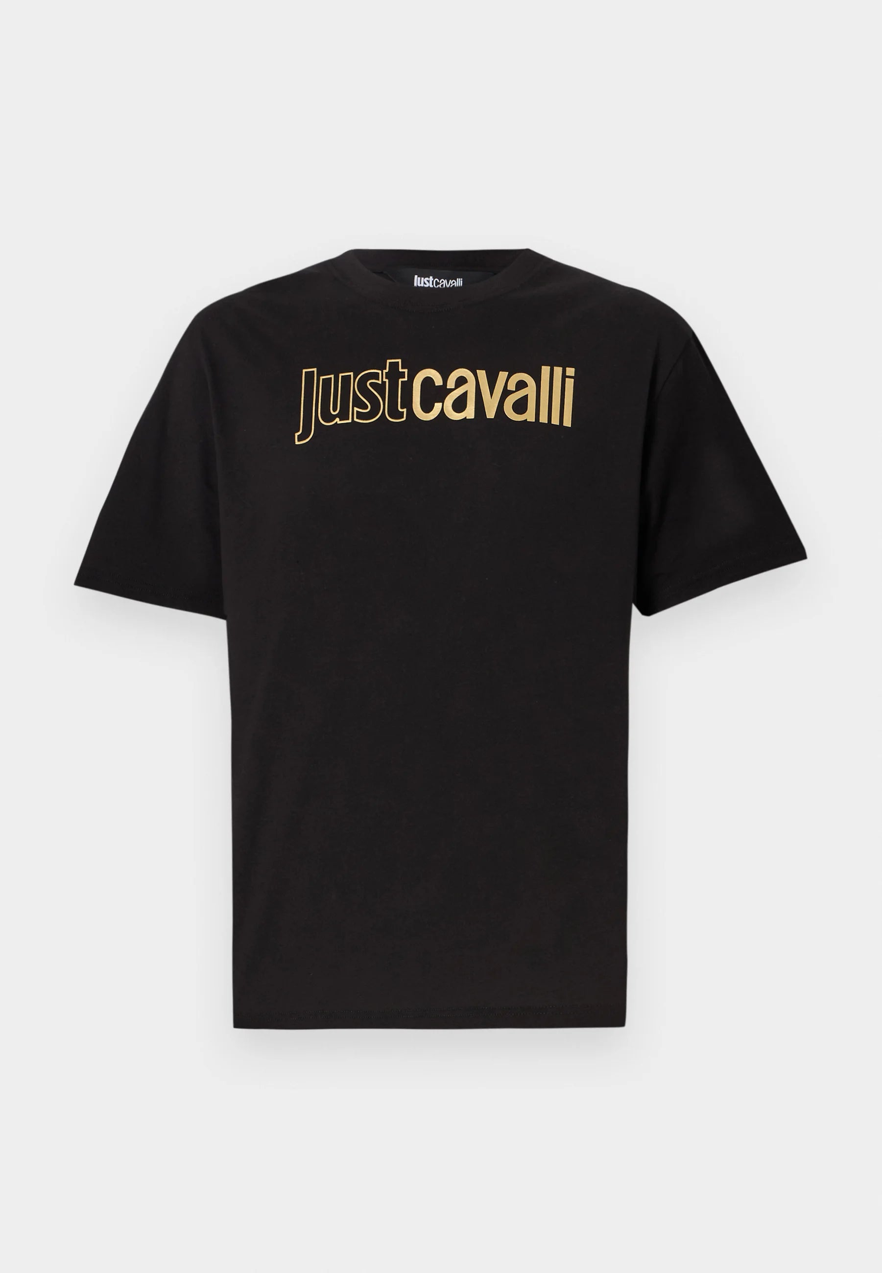 T-shirt Just Cavalli logo oro