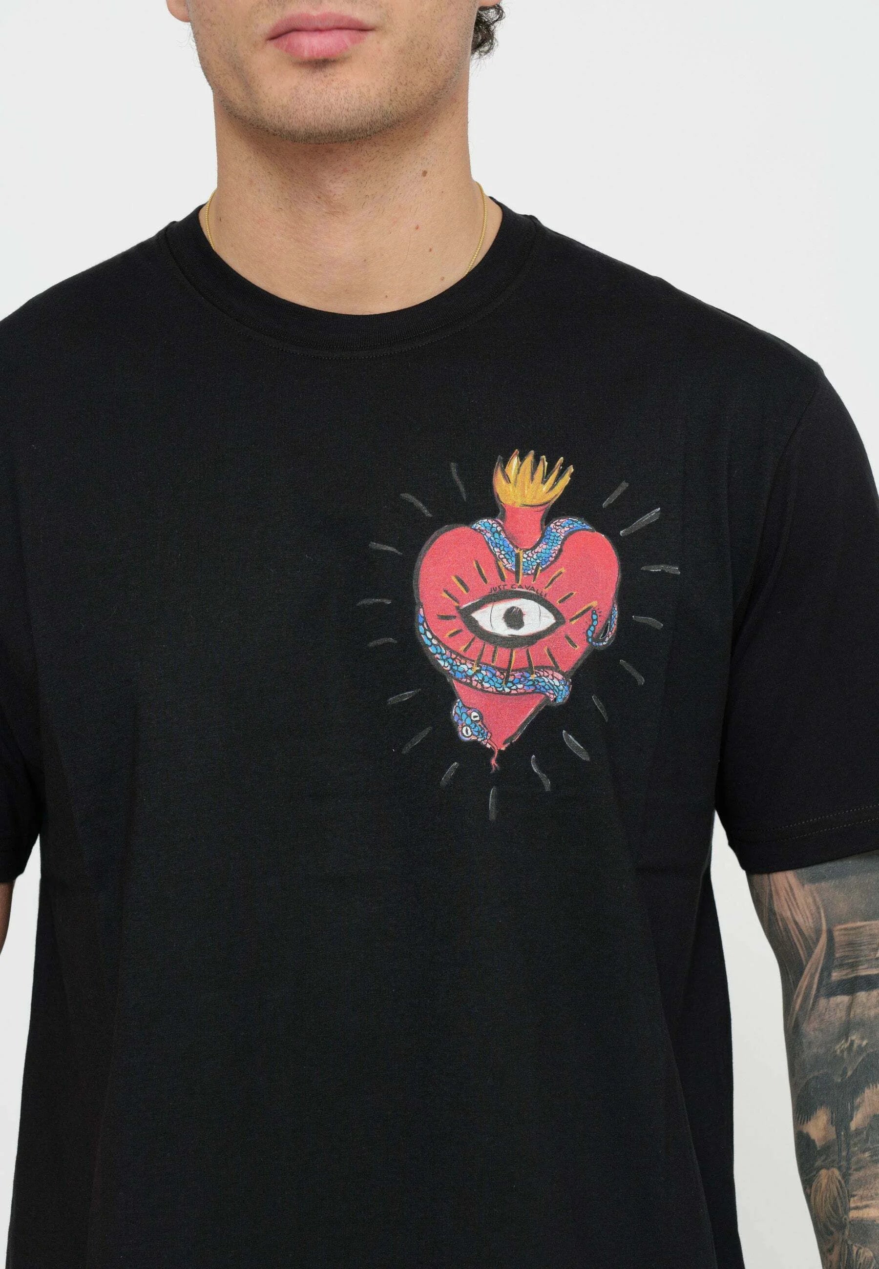 T-Shirt Just Cavalli Cuore Sacro