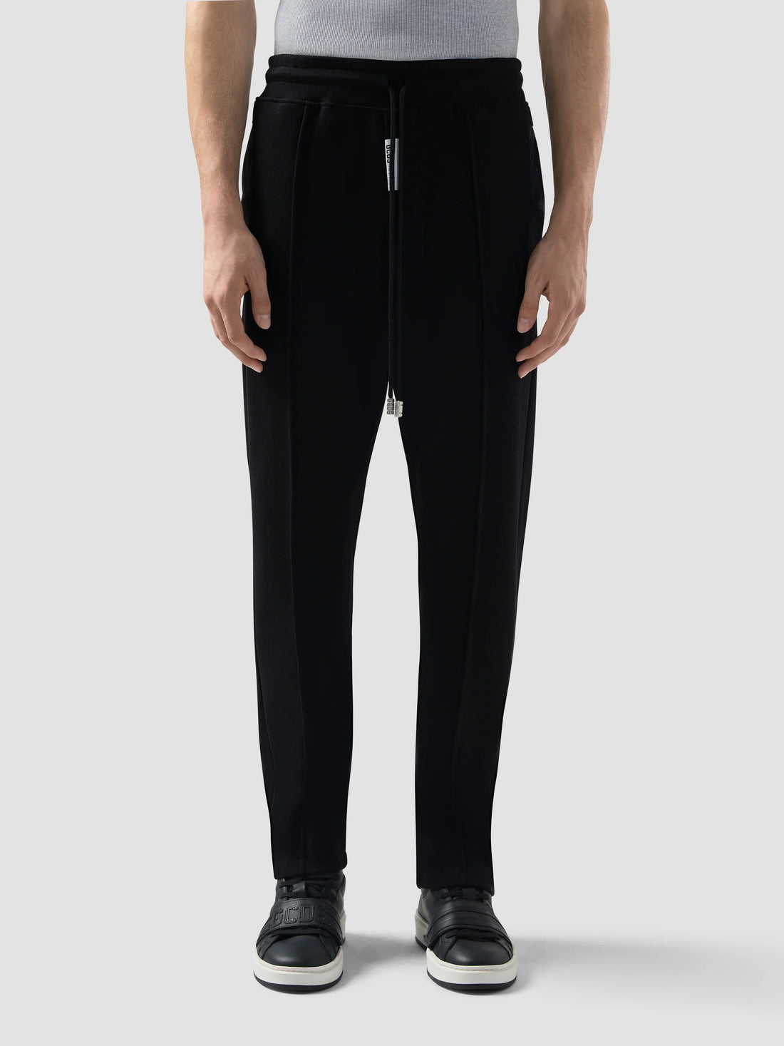 PANTALONI ACTIVE IN NYLON MISTO PIQUET CON COULISSE GCDS