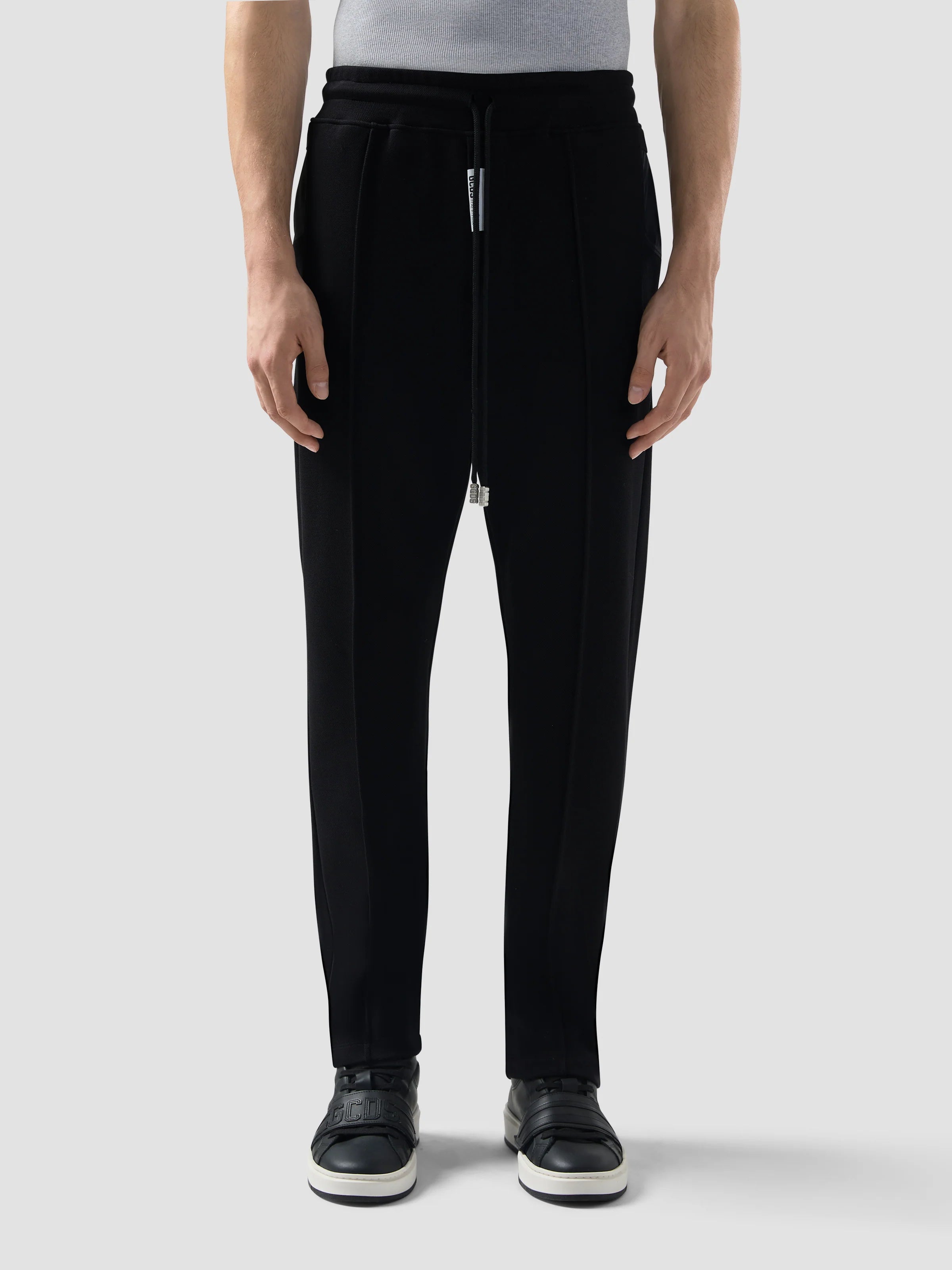 PANTALONI ACTIVE IN NYLON MISTO PIQUET CON COULISSE GCDS