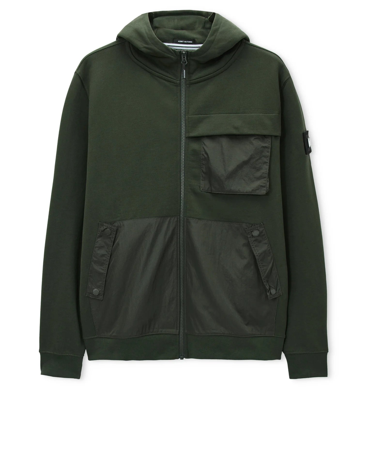Felpa con cappuccio Daponte Weekend Offender Verde Scuro