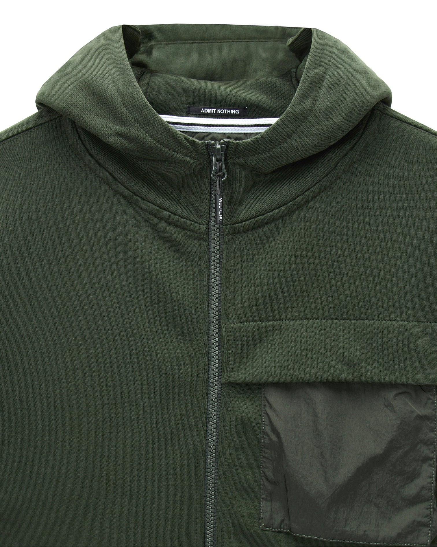 Felpa con cappuccio Daponte Weekend Offender Verde Scuro