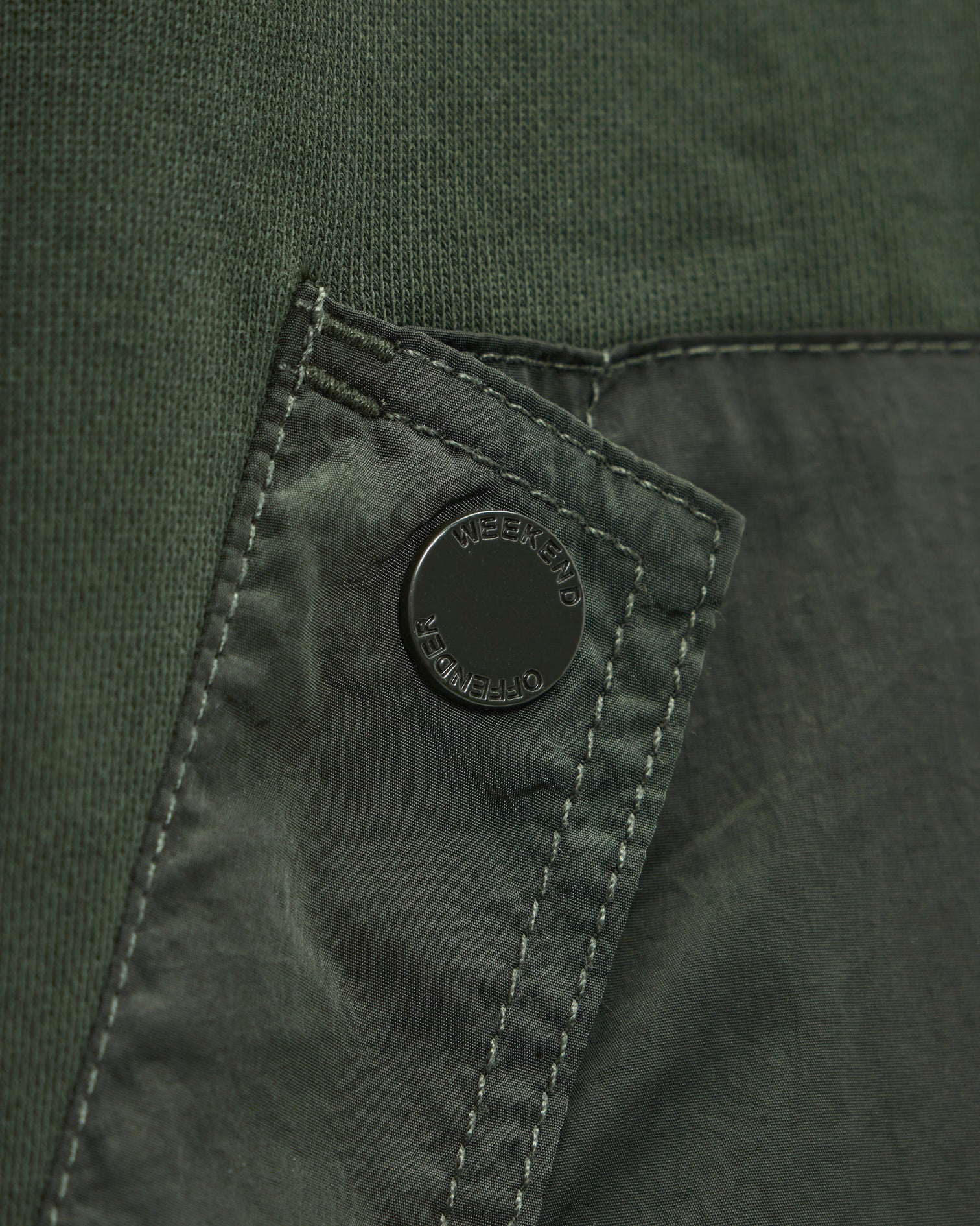 Felpa con cappuccio Daponte Weekend Offender Verde Scuro