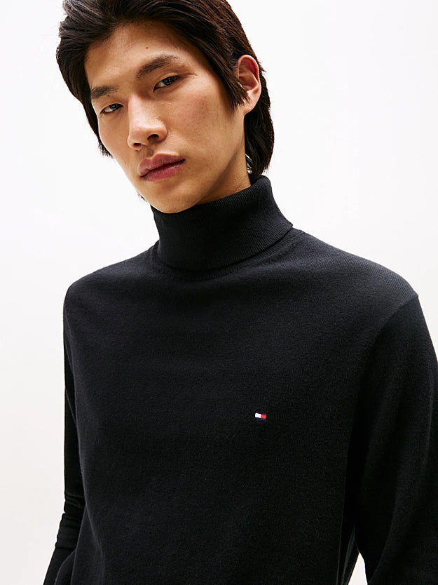 Pullover in cashmere e collo alto Tommy Hilfiger