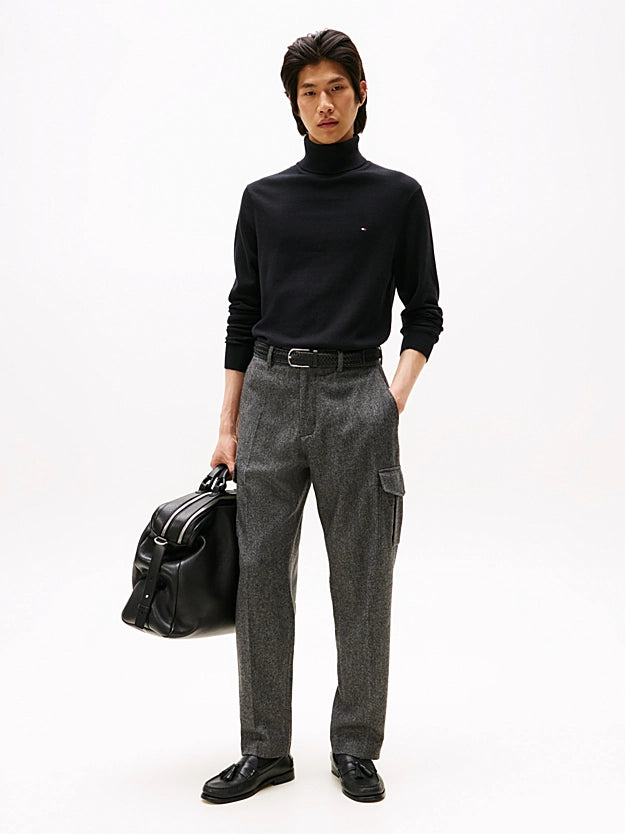 Pullover in cashmere e collo alto Tommy Hilfiger