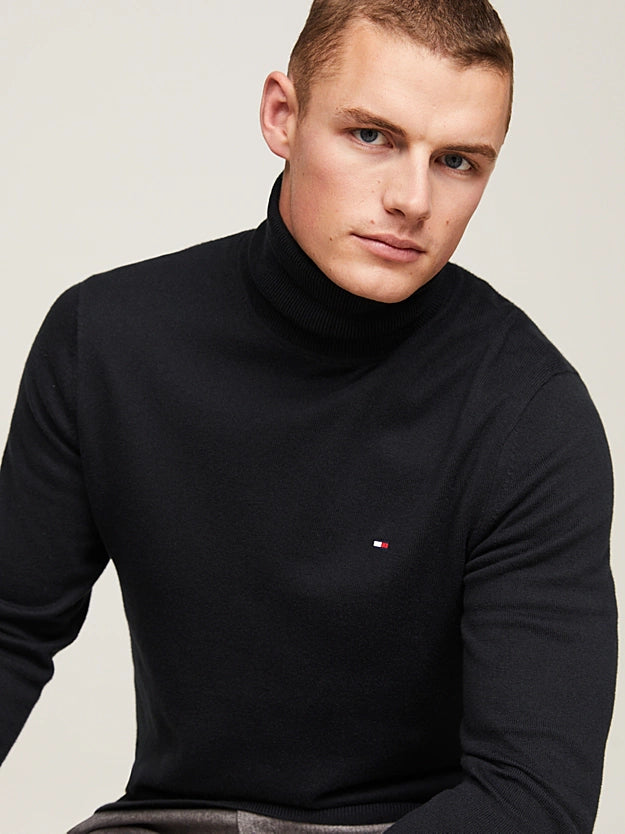 Pullover in cashmere e collo alto Tommy Hilfiger