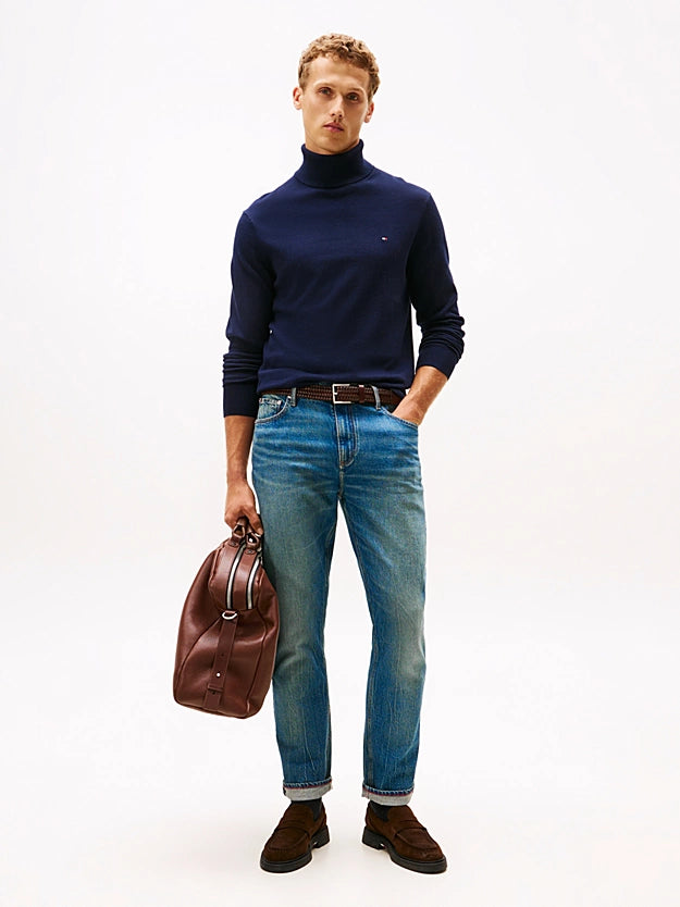 Pullover in cashmere a collo alto Tommy Hilfiger