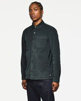Camicia Welch Cord Shirt Black Forest Green