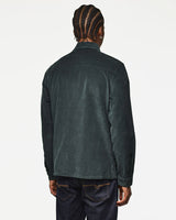 Camicia Welch Cord Shirt Black Forest Green