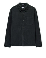 Camicia Welch Cord Shirt Black Forest Green