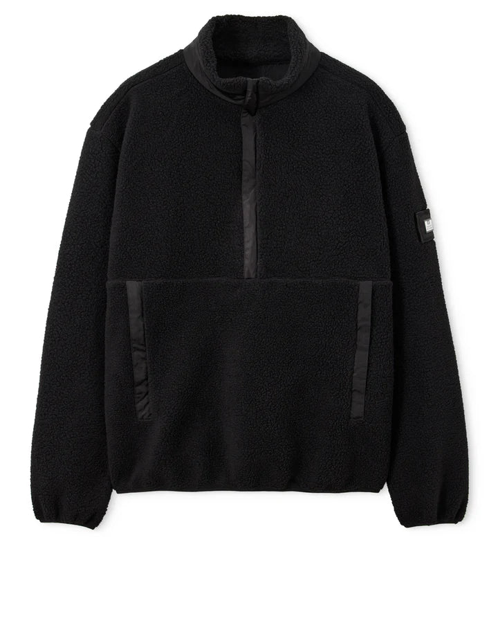 Giubbotto Stanier Sherpa Fleece Sweatshirt Black
