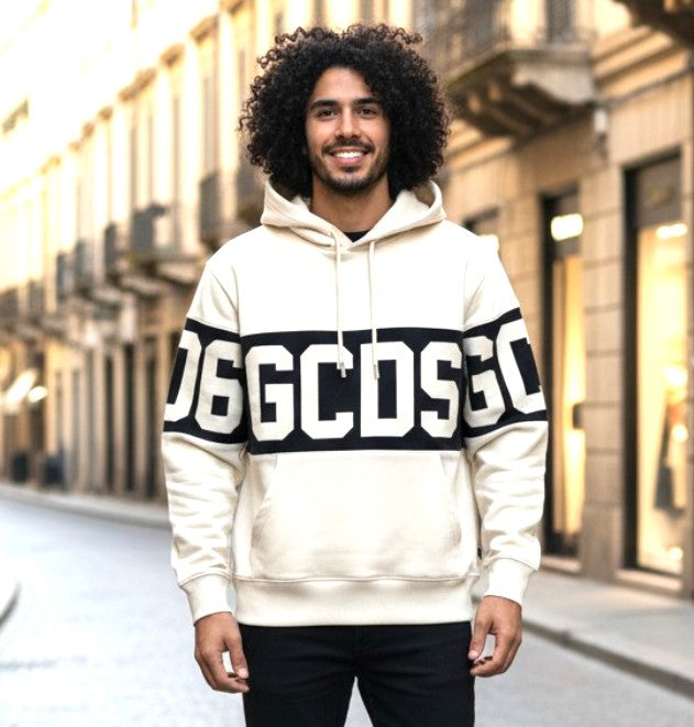 FELPA CON CAPPUCCIO GCDS