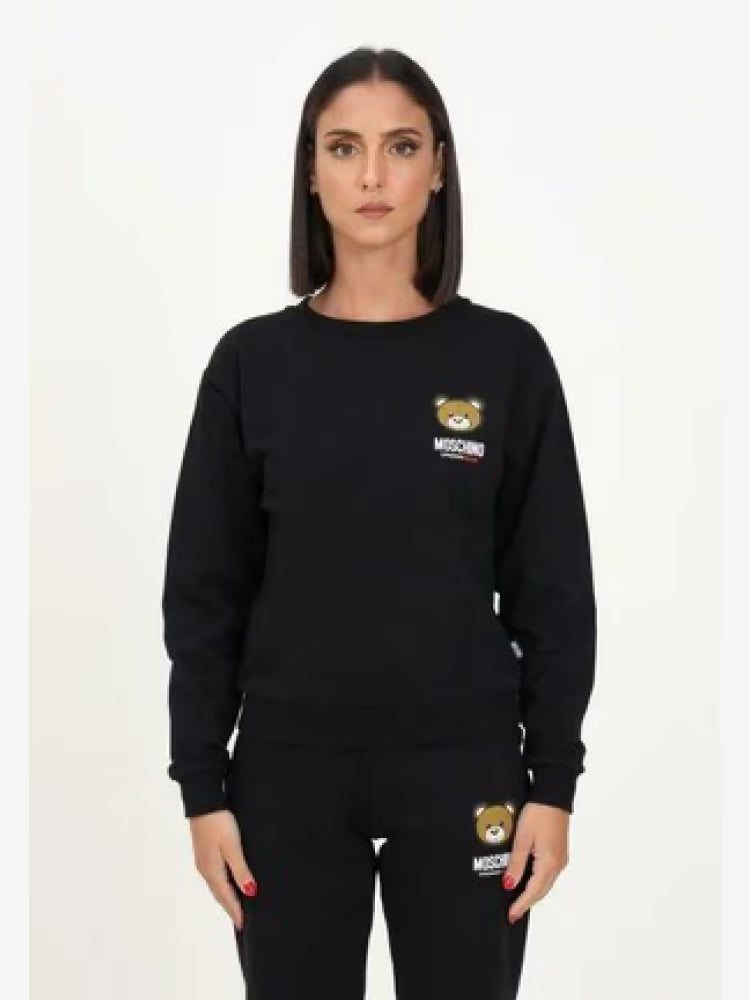 Moschino felpa bianca donna
