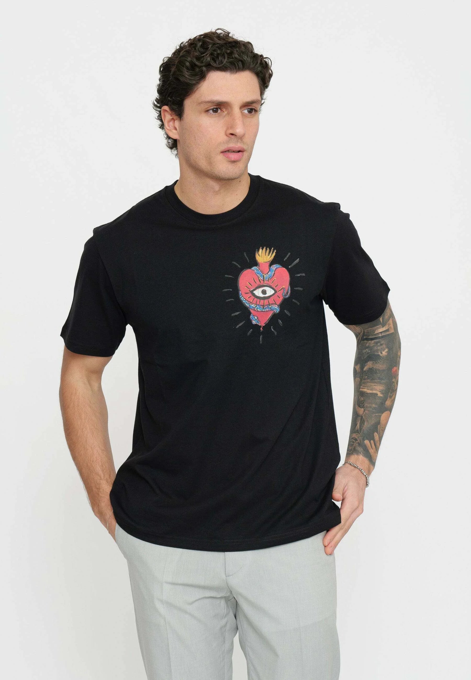 T-Shirt Just Cavalli Cuore Sacro