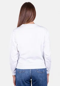 Moschino felpa bianca donna